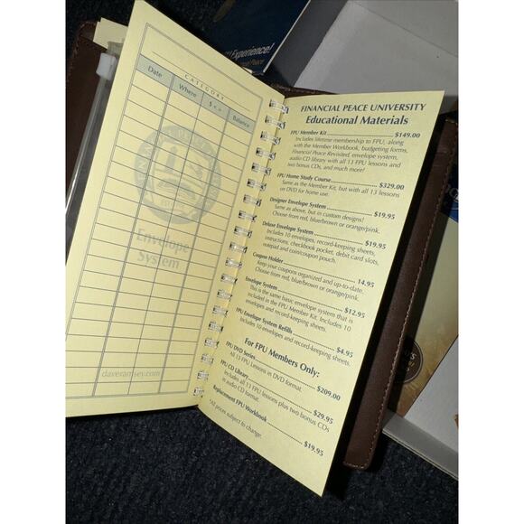 Financial Peace University 16 Audio CD set w Brown Case 2008 Envelope System +++ - Picture 15 of 16